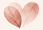 Watercolor heart illustration